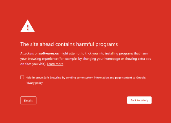 malware attack on website